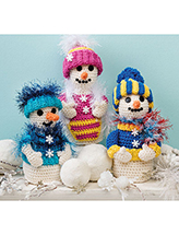 Snowman Family Crochet Pattern