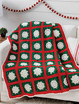 Holiday Snow Afghan Crochet Pattern