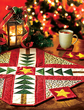 Tree Time Table Setting Quilt Pattern