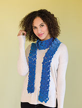Twirly Tweed Trio of Scarves Crochet Pattern
