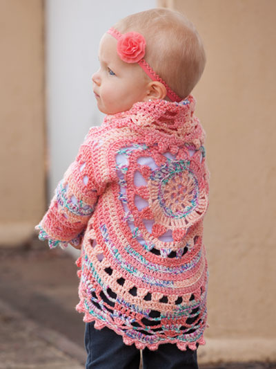 ANNIE'S SIGNATURE DESIGNS: Infant Circle Jacket Crochet Pattern