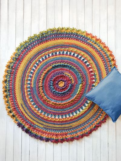 ANNIE'S SIGNATURE DESIGNS: Agadir Mandala Afghan Crochet Pattern