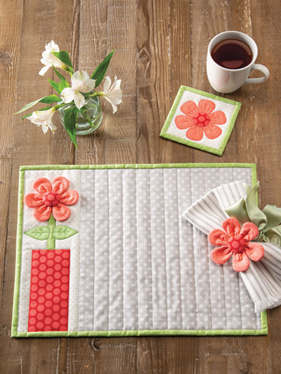 EXCLUSIVELY ANNIE'S: Freshly Picked Table Set Quilt Pattern