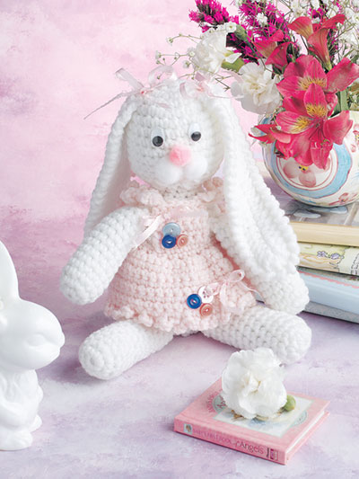 Buttons & Bows Bunny Crochet Pattern