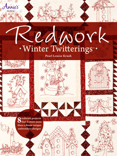 Redwork Winter Twitterings
