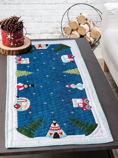 Campground Coffee Table Runner Quilt Pattern