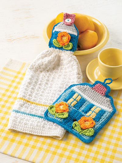 Spring Cottage Kitchen Set Crochet Pattern