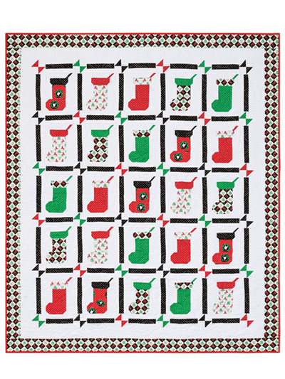 Stockings Are Hung Quilt Pattern