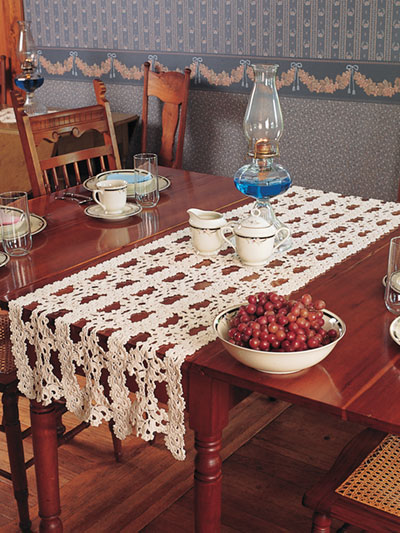 Queen Anne Table Runner Crochet Pattern