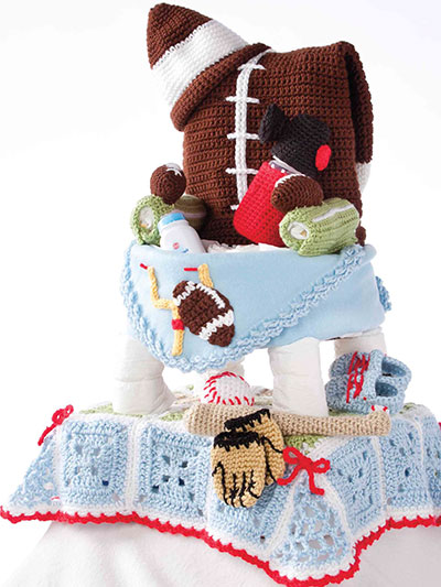 Time Out! Diaper Cake Crochet Pattern