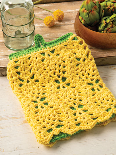 Pineapple Pot Holder Crochet Pattern