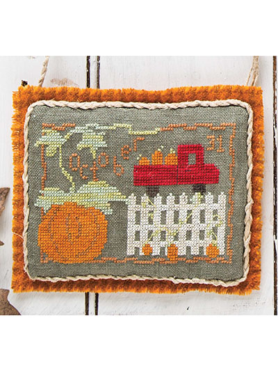 Pumpkin Harvest Cross Stitch Pattern