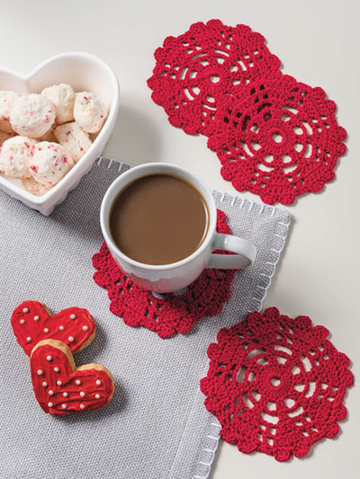 With Love Coaster Crochet Pattern