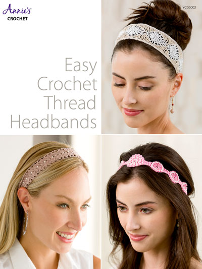 Easy Crochet Thread Headbands Pattern