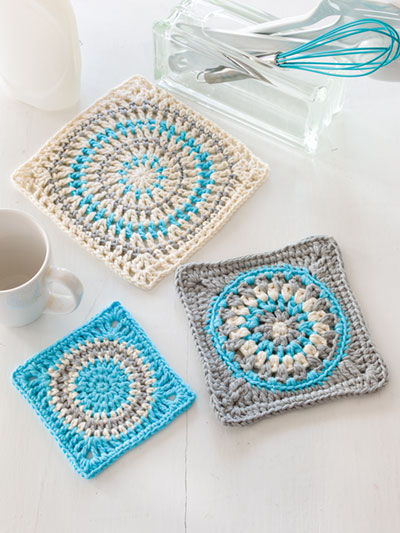 Learn to Turn a Circle Into A Granny Square! Crochet Pattern