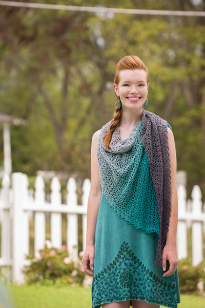 Lakeshore Lace Wrap Crochet Pattern
