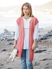 ANNIE'S SIGNATURE DESIGNS: Passionista Vest Knit Pattern