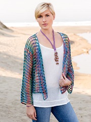 ANNIE'S SIGNATURE DESIGNS: Sand Dollar Cardi & Necklace Crochet Pattern