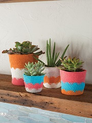 ANNIE'S SIGNATURE DESIGNS: Sweet Succulent Pots Crochet Pattern