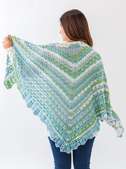 Shells & Lace Shawl Crochet Pattern