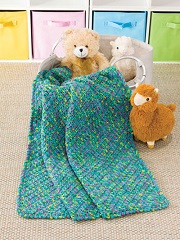 Puff Stitch Corner-to-Corner Blanket Crochet Pattern
