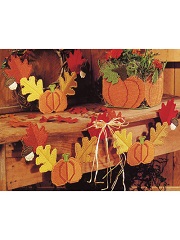 Autumn Sampler & Pumpkin Patch Scarecrow Tissue Cover PLASTIC CANVAS PATTERNS