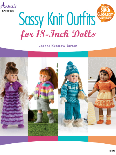 Sassy Knit Outfits for 18-Inch Dolls Pattern