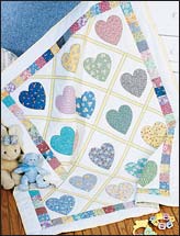 Love & Kisses Baby Quilt