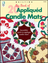Big Book of 20 Appliqued Candle Mats