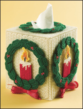 Christmas Candle Tissue Topper