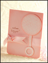Pink Rattle Card