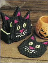 Black Cat Coasters