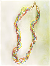Rainbow Braids Necklace