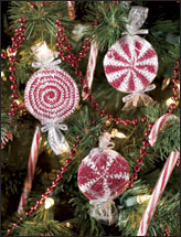 Peppermint Candy Ornaments