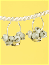 Garden Lantern Hoops Earrings