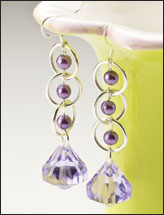 Purple Passion Drop Earrings