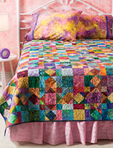 Batik Scraps Quilt Pattern