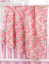 Pink Geraniums Blanket