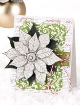 Frosted Poinsettia Holiday Duo