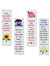 Flowers of Faith Bible Bookmarks