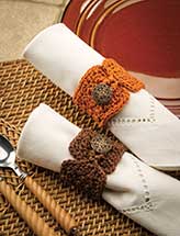 Buttoned Napkin Rings
