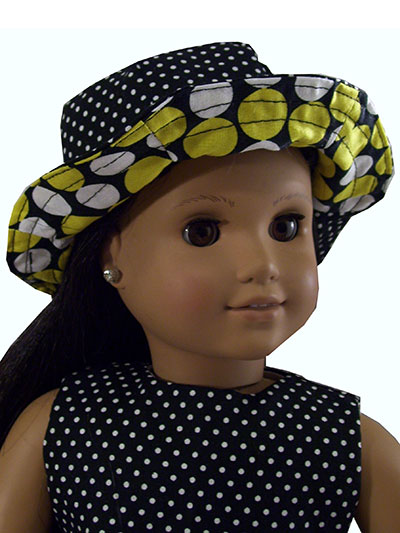 Reversible Doll Sun Hat