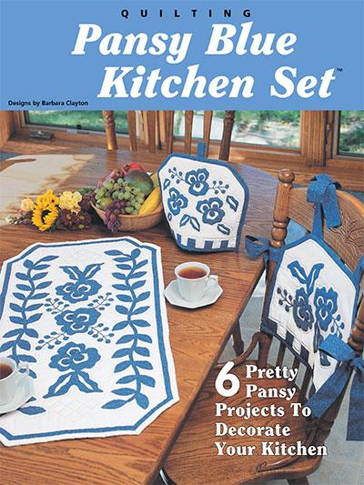 Pansy Blue Kitchen Set