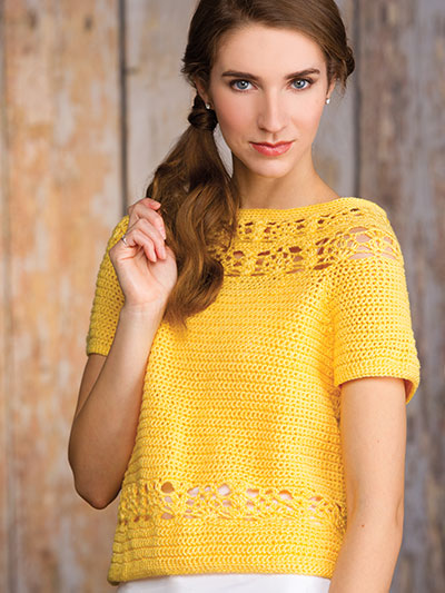 Pineapple Lace Pullover