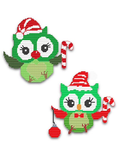 'Tis the Season Christmas Owls
