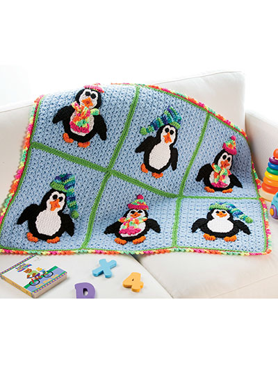 Playful Penguins Blanket