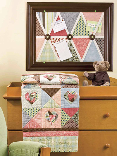 Nouveau Baby Quilt & Keeper Board