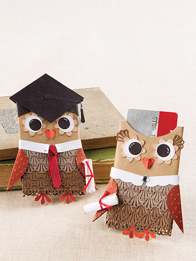 Graduation Owls Gift-Card Holders