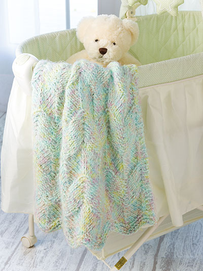 ANNIE'S SIGNATURE DESIGNS: Softest Baby Blanket Ever Knit Pattern