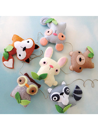 Sewing - Children & Baby Patterns - Gift Patterns - Felt Woodland Animal Set